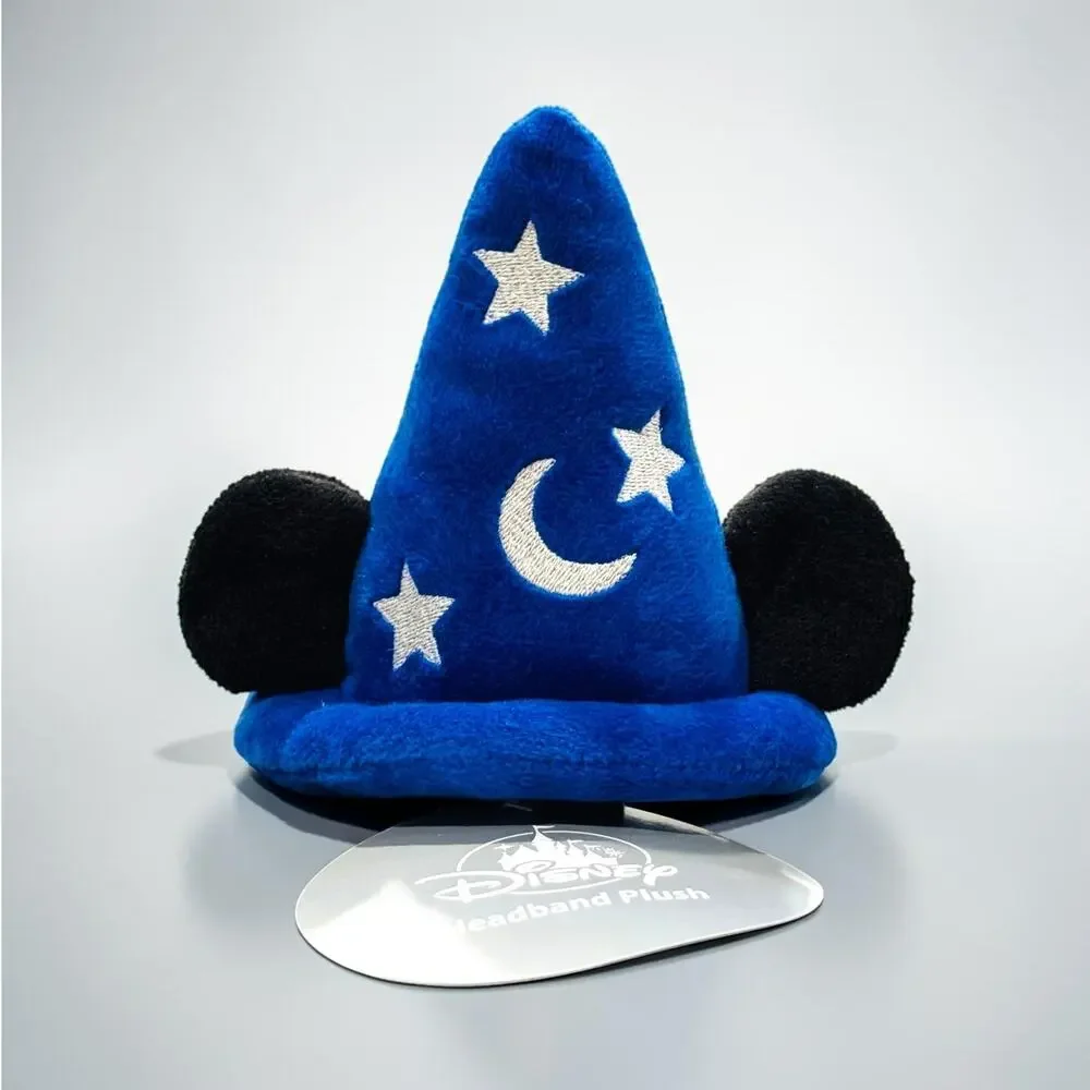 Disney Parks 2026 Create Your Own Headband Sorcerer Mickey Hat Plush NWT